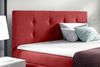 99rooms Primo Boxspringbett 200x200 cm Kunstleder SOFT Rot Bild 3