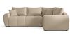AX LIVING Malatya L Ecksofa mit Schlaffunktion Sofa Hellbraun 235 cm R Bild 3