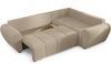 AX LIVING Malatya L Ecksofa mit Schlaffunktion Sofa Hellbraun 235 cm R Bild 4