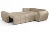 AX LIVING Malatya L Ecksofa mit Schlaffunktion Sofa Hellbraun 235 cm R Bild 5