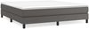 vidaXL Boxspringbettgestell Grau 160x200 cm Kunstleder 3120710 Bild 2