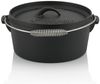 BBQ-Toro Grilltopf 10-teiliges Dutch Oven Set in Holzkiste mit Waffeleisen, Stieltopf, Gusseisen (Set, Dutch Oven Set in Holzkiste) Bild 3