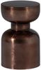 Beistelltisch Frits Metall glänzend, modern rund, Bronze-Finish, trendiges Design, für Dein Wohnzimmer Bild 3