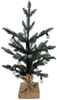 Online-Fuchs Künstlicher Weihnachtsbaum mit LED-Beleuchtung (Lichterkette) aus Spritzguss - 67 cm klein, mit leicht verschneiten Zweigen, 70 warmweiße LED´s und 20 kleine Lampions Bild 1