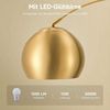 Sunicol Stehlampe Wohnzimmer Stehlampe dimmbar mit Fernbedienung & Glühbirne, Timer, Verstellbarem Metallschirm und Marmorsockel für Schlafzimmer Bild 4