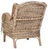 MiaMöbel Rattansessel 'Panama' honig-braun 100% Baumwolle, Rattan Landhaus Bild 4