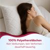 Clinotest Kopfkissen Polykissen Gesteppt, Füllung: 120g, Bezug: Polyester, für jede Schlafposisiotn geeigent, 95°C waschbar & trocknergeeignet, bewährte Qualität aus Hotellerie Bild 4