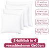 Clinotest Kopfkissen Polykissen Gesteppt, Füllung: 120g, Bezug: Polyester, für jede Schlafposisiotn geeigent, 95°C waschbar & trocknergeeignet, bewährte Qualität aus Hotellerie Bild 3