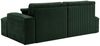 Ecksofa Schlafsofa Sofa VENEDIG Stoff Poso Grün Ottomane Rechts Bild 5