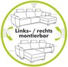 Jockenhöfer Gruppe Ecksofa Orlando L-Form, mit Bettfunktion, Bettkasten und Federkern, mit 1 oder 3 Kopfstützen Bild 4