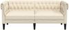 vidaXL 2-Sitzer-Sofa Chesterfield Leinen 372554 Bild 4