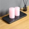 wohnfreuden Dekotablett Marmor Tablett flach 30 cm eckig anthrazit, 32995 Bild 5