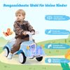Rutschauto klassisches Fuß-zu-Boden Rutschfahrzeug mit Lenkrad Hupe LED-Scheinwerfer Blau Bild 5