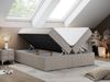 Boxspringbett - Doppelbett mit Multipocket-Matratze - BESS -120x200 - Beige Stoff - H4 Bild 2
