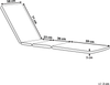 Liegenauflage TOSCANA JAVA AMANTEA PREMIUM 189 x 58 cm Hellgrau Bild 2
