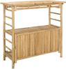 vidaXL Outdoor Bartisch Natur 110 x 50 x 105 cm Bambus 42028063 Bild 2