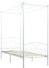 vidaXL Himmelbett-Gestell Weiß Metall 90 x 200 cm 284468 Bild 2