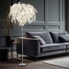 LED Blätter-Design Leuchte in weiß für den Wohnraum Bild 2