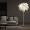 LED Blätter-Design Leuchte in weiß für den Wohnraum Bild 3