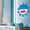 Nachtlicht, Kinderzimmer, blau, weiß, Cars Sticker, D 35cm Bild 2