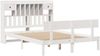 vidaXL Massivholzbett mit Regal ohne Matratze Weiß 160x200 cm Kiefer 3321839 Bild 3