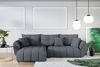 AX LIVING L Form Ecksofa grau Verciani Schlaffunktion Bettkasten 280cm Bild 3