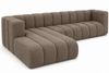 Kaiser Möbel Ecksofa Moderne aus Veloursstoff Salvador Grand L 318 cm, Ecksofa, Tiefe Sitzflächen,Premium-Velours Salvador,Design Soft-Cube Bild 3
