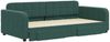 vidaXL Tagesbett Ausziehbar mit Schubladen Dunkelgrün 100x200 cm Samt 3196986 Bild 3