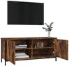vidaXL TV-Schrank mit Türen Räuchereiche 102x35x45 cm Holzwerkstoff 826292 Bild 4