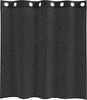 vidaXL Voile Vorhänge mit Ösen 2 Stk. Schwarz 140x140 cm 4102059 Bild 4