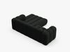 Micadoni Modulares Ecksofa Lupine 3-Sitzer Rechts Boucle Baloo Schwarz Bild 4