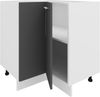 VCM Küchenmöbel Unterschrank Esilo 918687 Weiß / Anthrazit H. 82 x B. 76 x T. 76 cm Bild 2