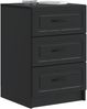 vidaXL Nachttisch Schwarz 43 x 41 x 63,5 cm Holzwerkstoff 895706 Bild 2
