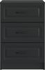 vidaXL Nachttisch Schwarz 43 x 41 x 63,5 cm Holzwerkstoff 895706 Bild 4