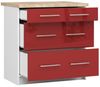 Raumhirsch Furniture Unterschrank Moderner Küchenunterschrank - 3 Schubladen - Küchenmodul Soft-Close System, Maße 60 x 80 x 46 cm Bild 4