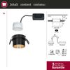 Paulmann No. 93379 LED Einbauleuchten Set Gil 6W IP44 2700K Schwarz Gold 3-Stufen dimmbar Bild 5