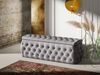 Boxspringbett Schlafzimmerbett ERNESTO Nr. 4 160x200cm in Elisa Velvet Hellgrau Bild 4