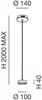 Fabas Luce 3239-40-119 LED Pendelleuchte Dunk 1-flammig messing satiniert Bild 2