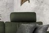 KAWOLA Sofa LOLA Ecksofa XL Leder moosgrün mit motorischer Relaxfunktion Recamiere rechts 84 x 178 x 304 cm Bild 5