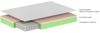 Taschenfederkernmatratze >Matratze Vipack< in Beige - 200x200x19x140 (LxBxHxT) Bild 2