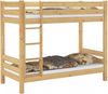 Erst-Holz Etagenbett Kiefer 90x200 cm, natur Bild 2