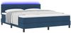 vidaXL Boxspringbett mit Matratze mit LED Blau 180 x 200 cm Stoff 3342155 Bild 3