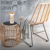 Briloner Leuchten LED Tischleuchte PILIA, LED wechselbar, Warmweiß, 15x24 cm, Akku tauschbar, Indoor/Outdoor, Wohnzimmer, Balkon Bild 3