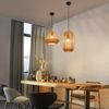 ZMH Pendelleuchte Vintage Hängelampe Esstisch- Pendellampe Esszimmer 1 Flammig Esstischlampe Kurze Laterne Design Hanfseil E27 Hängeleuchte für Schlafzimmer Wohnzimmer Flur(Ohne Leuchtmittel) Bild 5