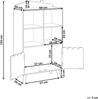 Bücherregal mit 2 Fächern LACKEY Holzwerkstoff Heller Holzfarbton Bild 2