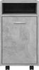vidaXL Beistellschrank mit Rollen Betongrau 33x38x60 cm Holzwerkstoff 803051 Bild 4