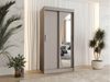 Kleiderschrank Waluri 100 cm (Farbe: Cashmere, mit zwei Schubladen) Bild 2