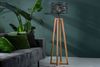 KAWOLA Stehleuchte DALIAN Stehlampe Holz/Metall schwarz 135 x 41 x 41 cm Bild 5