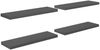 vidaXL Schweberegale 4 Stk. Hochglanz-Grau 80x23,5x3,8 cm MDF 323795 Bild 2