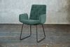KAWOLA Stuhl NEW CHARME Esszimmersessel Cord smaragd 87 x 66 x 59 cm Bild 2